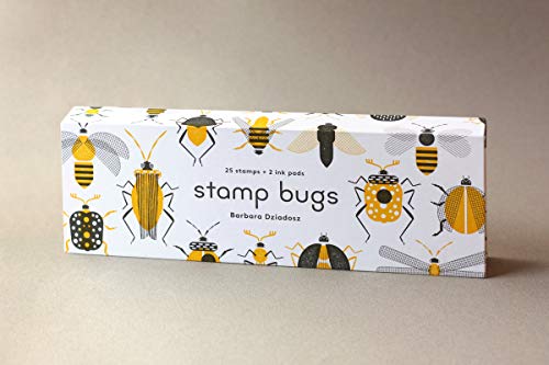 Stamp Bugs (25 stamps, 2 ink colors)