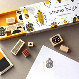 Stamp Bugs (25 stamps, 2 ink colors)