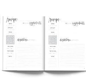 Recipe Book: A Blank Create Your Own Cookbook