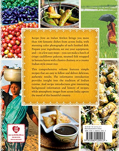 Recipes from an Indian Kitchen Cookbook: Authentic Recipes from Across the Kitchens of India with over 100 Indian Recipes