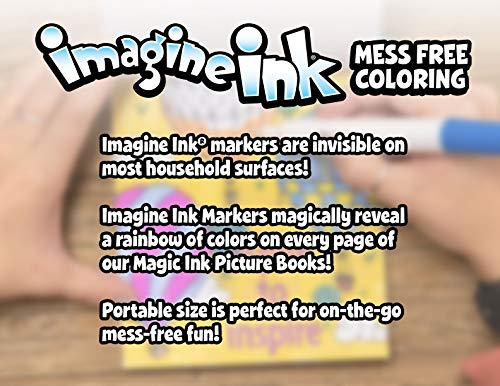 Bendon Barbie Mattel 16 Page Imagine Ink Coloring Book with 1 Mess Free Marker 49749