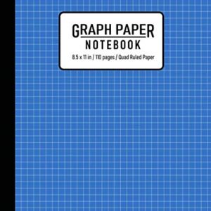 Graph Paper Notebook: Grid Paper Notebook, Grid Paper for Math and Science Students, Quad Ruled 5x5 ( 110 Pages, 8.5 x 11)