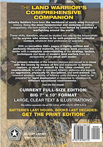 The Official US Army Small Unit Tactics Handbook - Infantry Platoon and Squad: Updated & Expanded, Current Edition - Giant 820+ Pages, Big 7"x10" ... / ATTP 3-21.9) (Carlile Military Library)