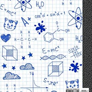 Graph Paper Notebook, Quad Ruled 5 squares per inch: Math and Science Composition Notebook for Students (Graph paper notebooks)