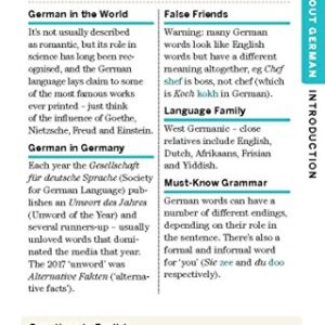 Lonely Planet German Phrasebook & Dictionary 7