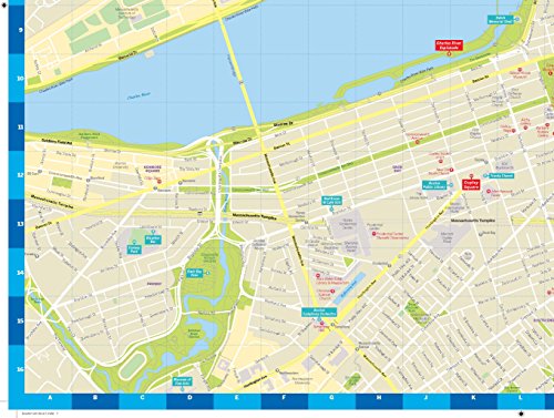 Lonely Planet Boston City Map 1