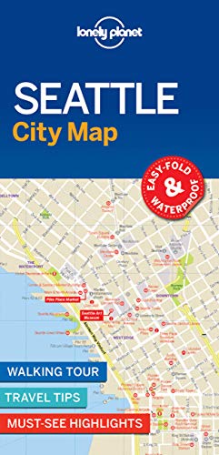 Lonely Planet Seattle City Map 1