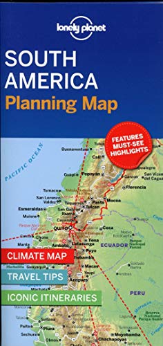 Lonely Planet South America Planning Map 1