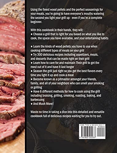 Green Mountain Wood Pellet Grill Cookbook: 300 Foolproof, Quick & Easy Recipes for your Outdoor Grill