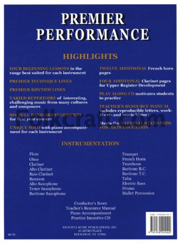 Premier Performance - Drums - Book 1