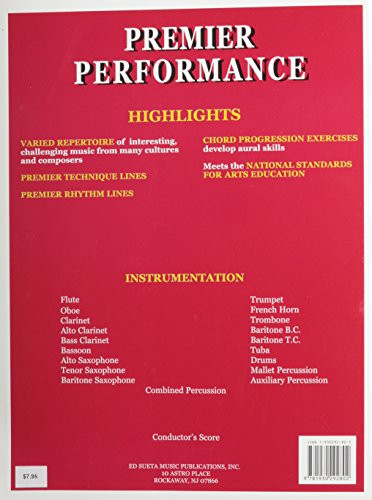 P-307 - Premier Performance - Alto Saxophone - Book 3