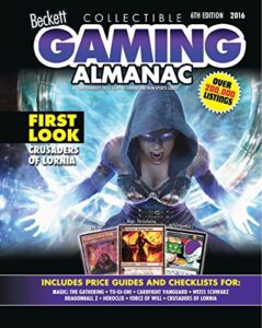 beckett collectible gaming almanac 2016: a comprehensive price guide to gaming and non-sports cards