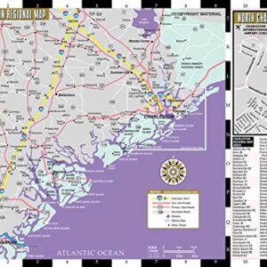 Streetwise Charleston Map - Laminated City Center Street Map of Charleston, South Carolina (Michelin Streetwise Maps)