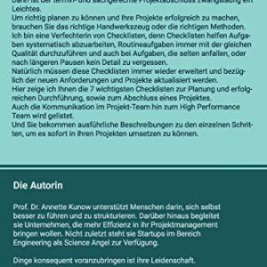 7 auftriebsstarke Checklisten für Ihr Projekt: Zielorientiertes und effizientes Projektmanagement mit richtiger Körpersprache und umfassender Kommunikation (German Edition)