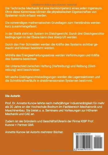 Technische Mechanik Statik: Theoretische Grundlagen und viele Beispielrechnungen (German Edition)