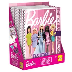 Lisciani Barbie Sketchbook Trendy Look Fashion Studio Models to Dress Up Creative Game Felt Pens and Colouring Pencils for Girls from 5 Years