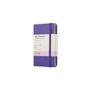 moleskine pro portfolio, hard cover, xs (2.5" x 4") brilliant violet
