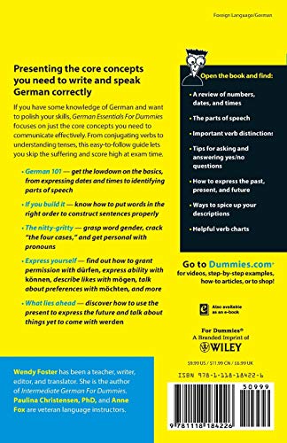 German Essentials For Dummies