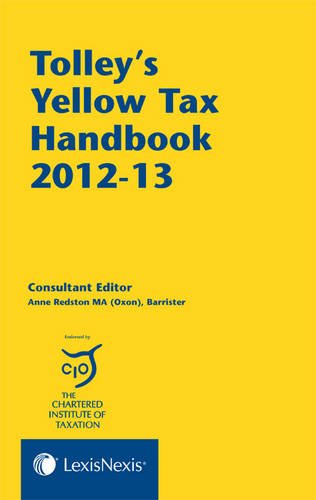 Tolley's Yellow Tax Handbook 2012-13