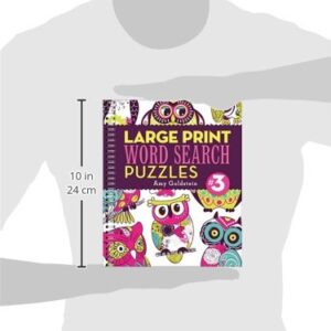 Large Print Word Search Puzzles 3 (Volume 3)