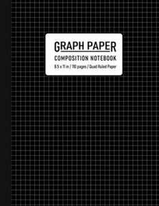 graph paper composition notebook: grid paper notebook, grid paper for math and science students, quad ruled 4x4 ( 110 pages, 8.5 x 11)