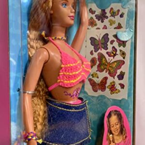 Butterfly Art BARBIE Doll w Cool Decorations (1998)