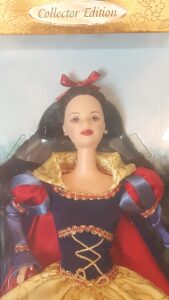 barbie collectibles doll as snow white