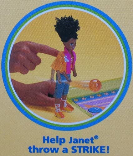 Barbie Bowling Party JANET Doll AA w Bowling Pins, Bowling Ball & More! (1998)