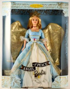 barbie angel of peace timeless sentiments collection 12" figure mattel