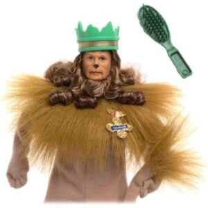 Barbie Ken as the Cowardly Lion in the Wizard of Oz