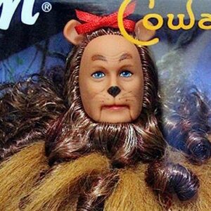 Barbie Ken as the Cowardly Lion in the Wizard of Oz