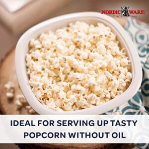 Nordic Ware Microwave Popcorn Popper, 12 Cup, White