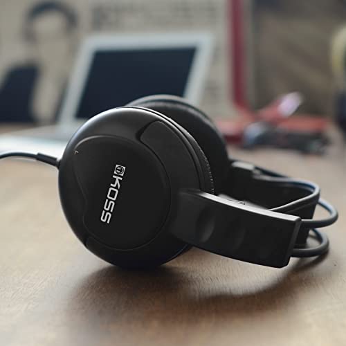 Koss UR20 Over-Ear Headphones, Flexible Sling Headband, Black