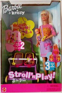 barbie & krissy stroll 'n play! 3-in-1 fun