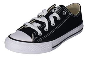 converse unisex chuck taylor all star low top black sneakers - 3 d(m) us