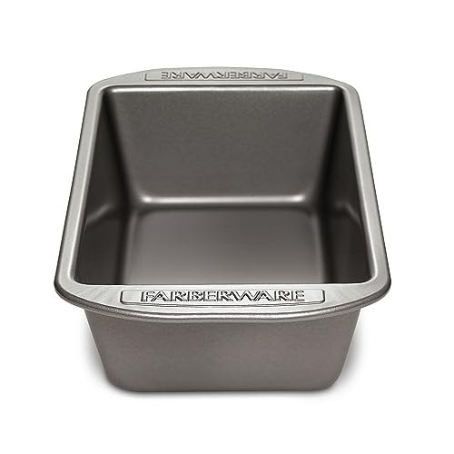 Farberware Nonstick Bakeware 9-Inch x 5-Inch Loaf Pan, Gray -