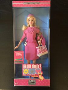 barbie loves pop culture: barbie as elle woods in legally blonde 2: red, white & blonde