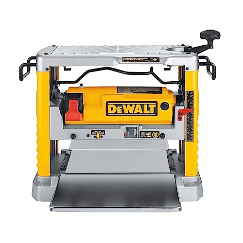 DEWALT Benchtop Planer, 15-Amp, 12-1/2-Inch, 3-Knife Cutter, 20,000 RPM, Corded (DW734)