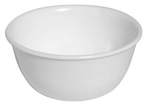 corelle livingware 12-ounce rice bowl/soup/dessert-cup, winter frost white (6017640)
