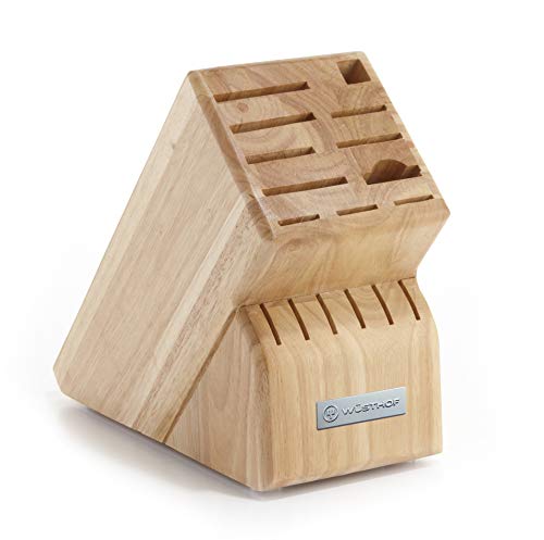 WÜSTHOF 17-Slot Beechwood Knife Storage Block