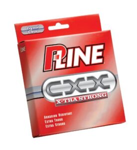 p-line cxx-xtra strong filler spool (300-yard, 15-pound, crystal clear)