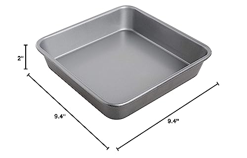 Cuisinart 9-Inch Chef's Classic Nonstick Bakeware Square Cake Pan, Silver