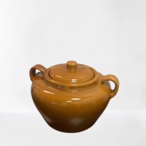 Fox Run 0350 Stoneware Bean Pot, 9.75 inches, Brown