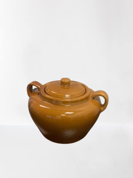 Fox Run 0350 Stoneware Bean Pot, 9.75 inches, Brown