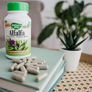 Nature's Way Alfalfa Leaves -- 100 Capsules