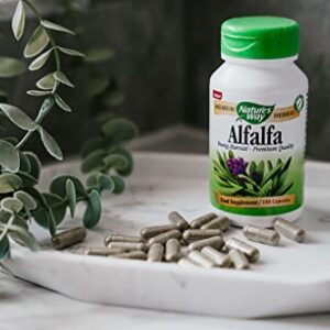 Nature's Way Alfalfa Leaves -- 100 Capsules