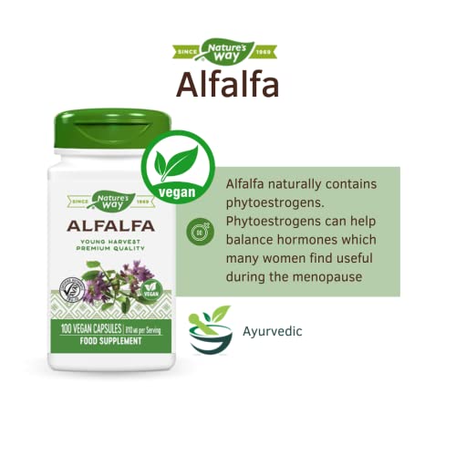 Nature's Way Alfalfa Leaves -- 100 Capsules