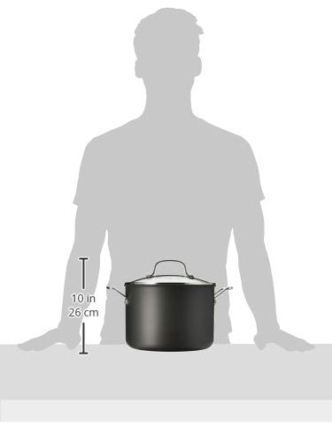 Cuisinart Chef's Classic Nonstick Hard-Anodized 8-Quart Stockpot with Lid,Black