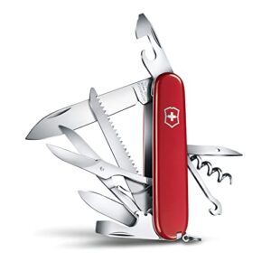 Victorinox Swiss Army Huntsman Pocket Knife, Red