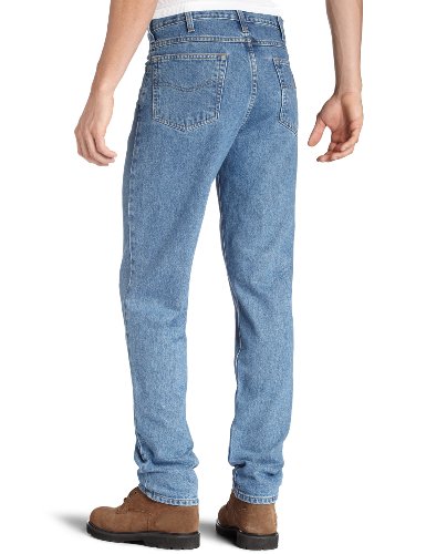 Carhartt Men's Relaxed Fit Heavyweight 5-Pocket Tapered Jean, Stonewash, 34 x 30